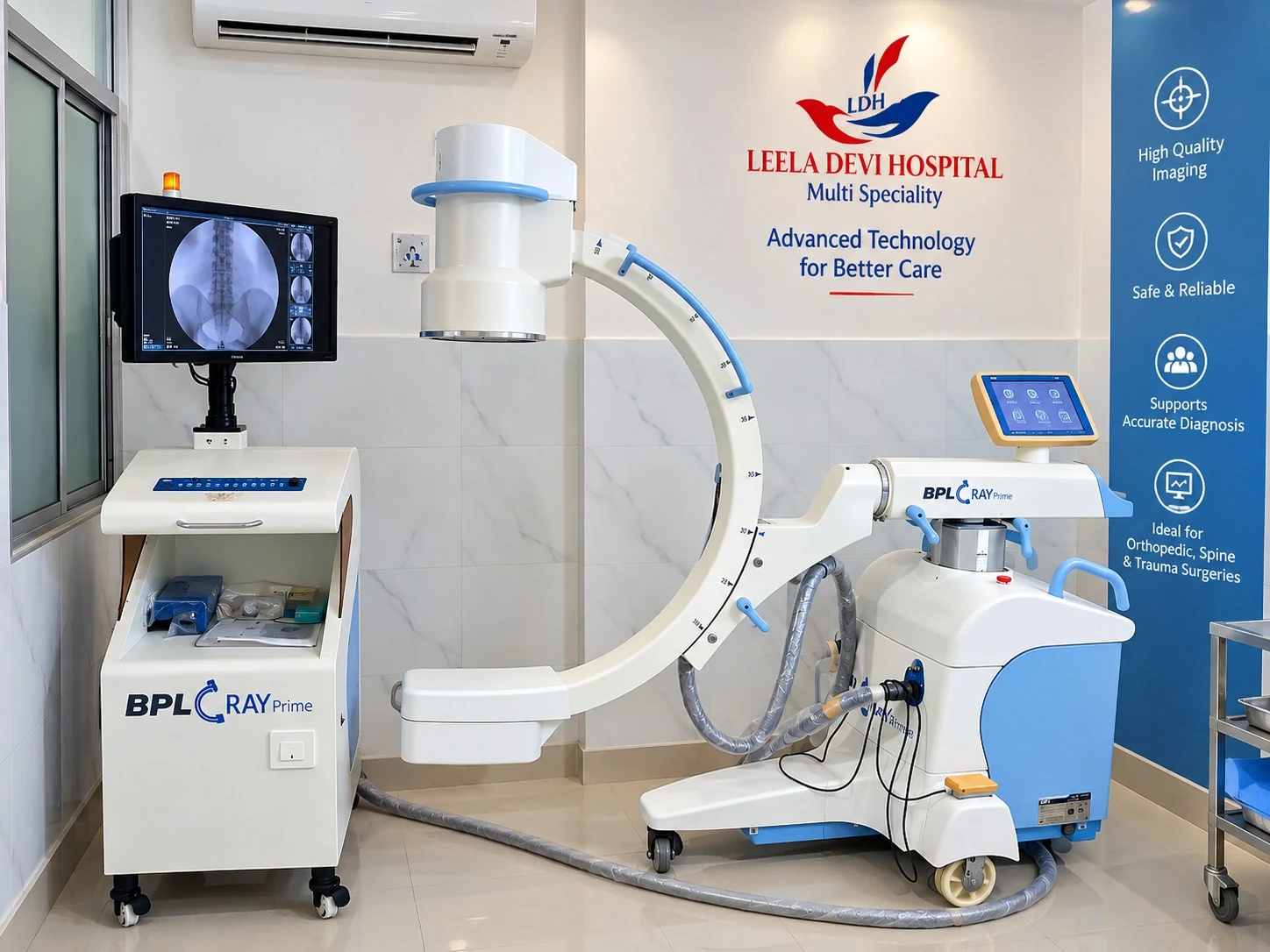 C-Arm Imaging Equipment at Leela Devi Hospital