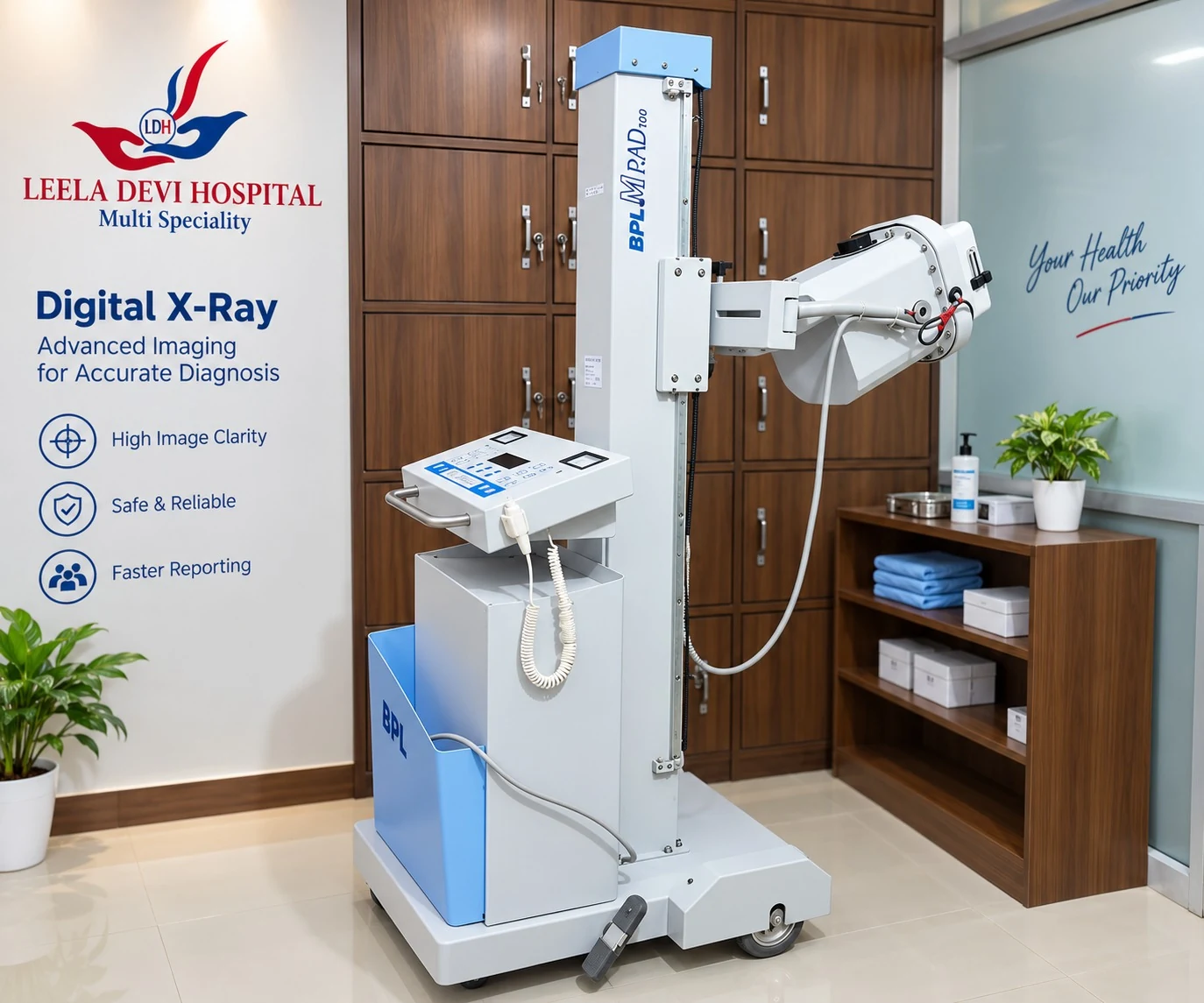 Digital X-Ray at Leela Devi Hospital